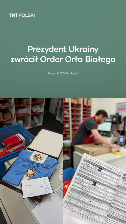 Prezydent Ukrainy zwrócił Order Orła Białego