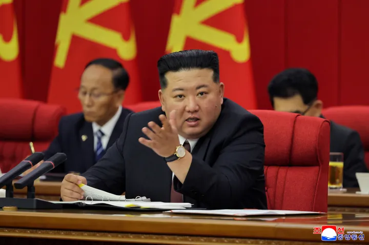 Kim says North Korea should build two warships per year in next five years
