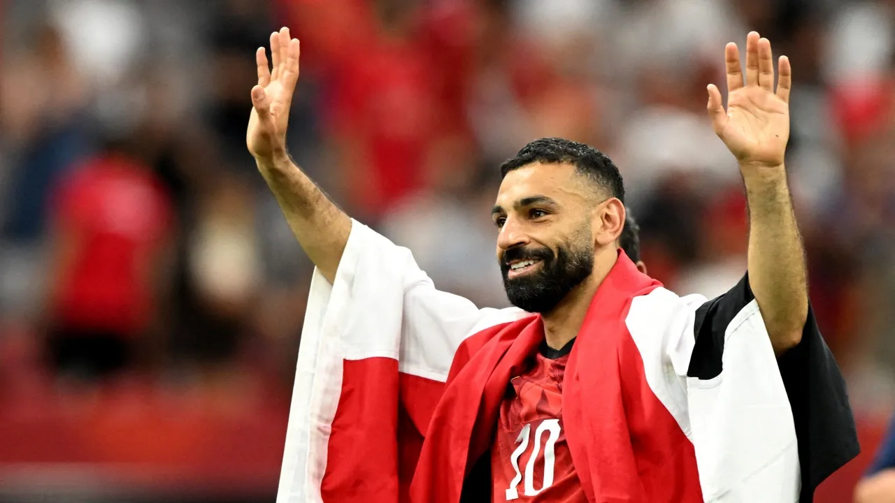 Mohamed Salah inspira o Egito a conquistar a sua primeira vitória de sempre num Mundial