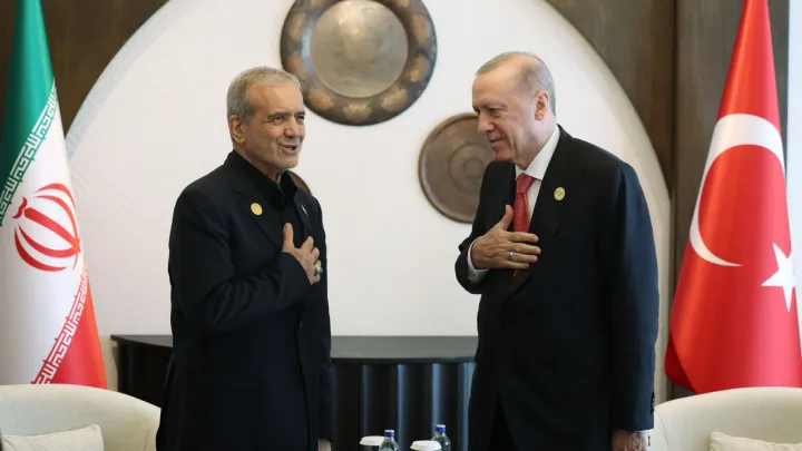 Türkiye's Erdogan vows push for regional peace in call with Iran's Pezeshkian