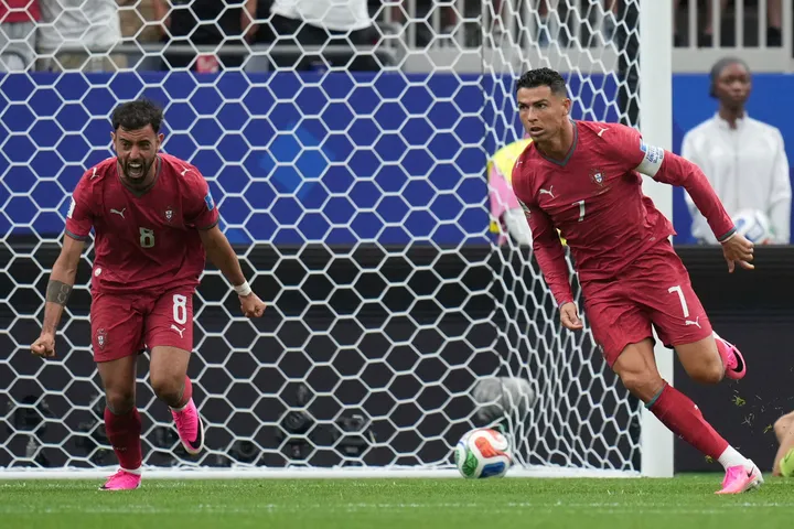 Cristiano Ronaldo becomes first man to score in six World Cups as Portugal beat Uzbekistan 5-0