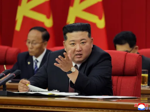 Kim afirma que a Coreia do Norte deve construir dois navios de guerra por ano nos próximos cinco ano