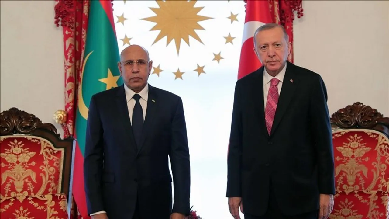 الرئيس أردوغان يبحث مع نظيره الموريتاني العلاقات الثنائية وقضايا إقليمية