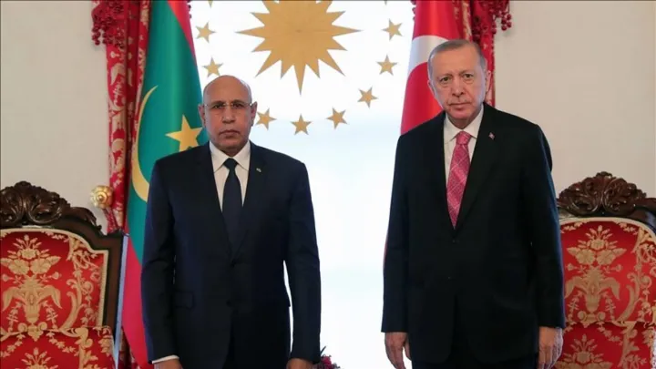 الرئيس أردوغان يبحث مع نظيره الموريتاني العلاقات الثنائية وقضايا إقليمية