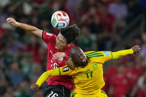 South Africa coach Broos hails team after reaching World Cup knockouts