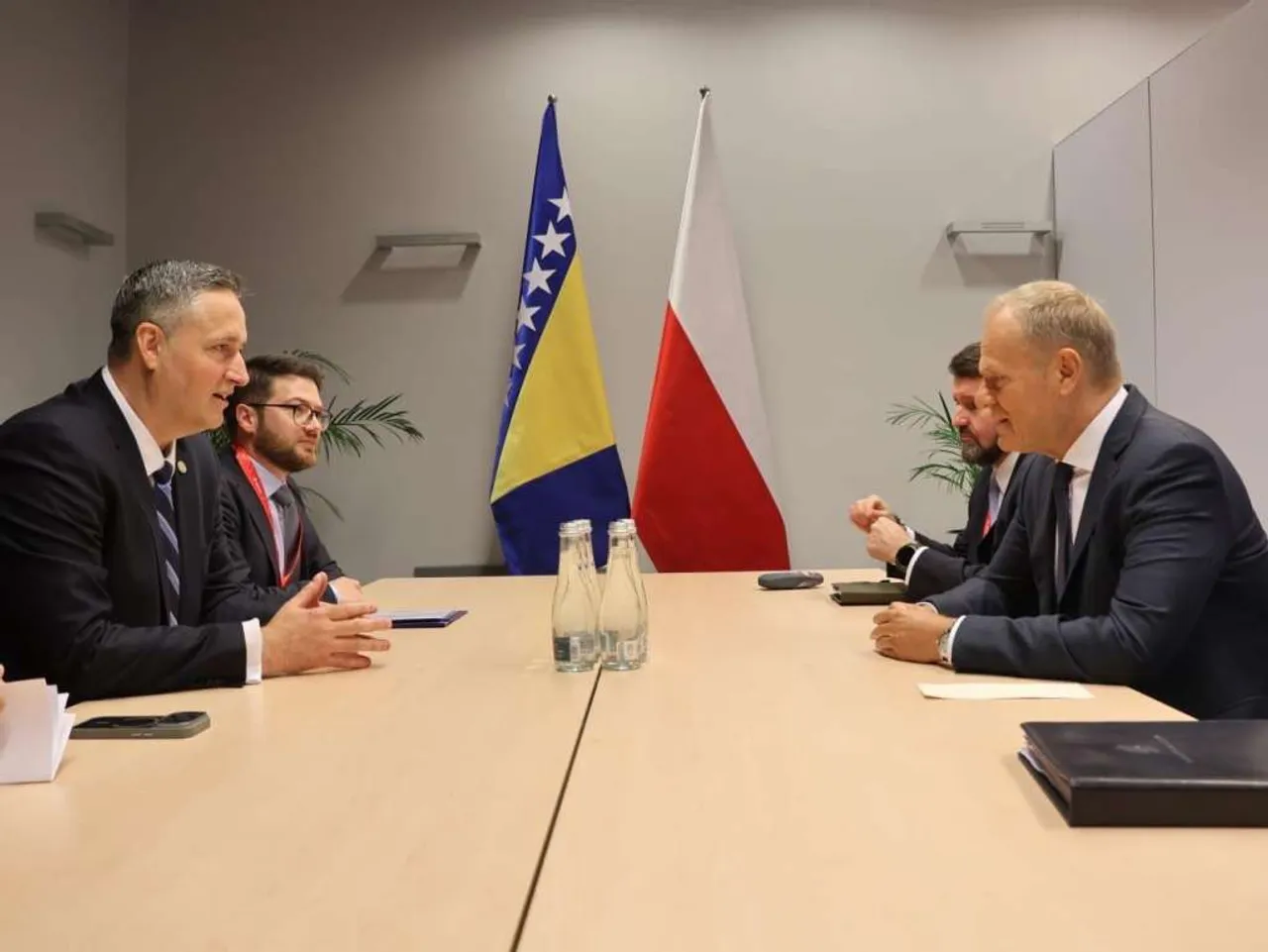 Bećirović održao sastanak s premijerom Poljske Donaldom Tuskom