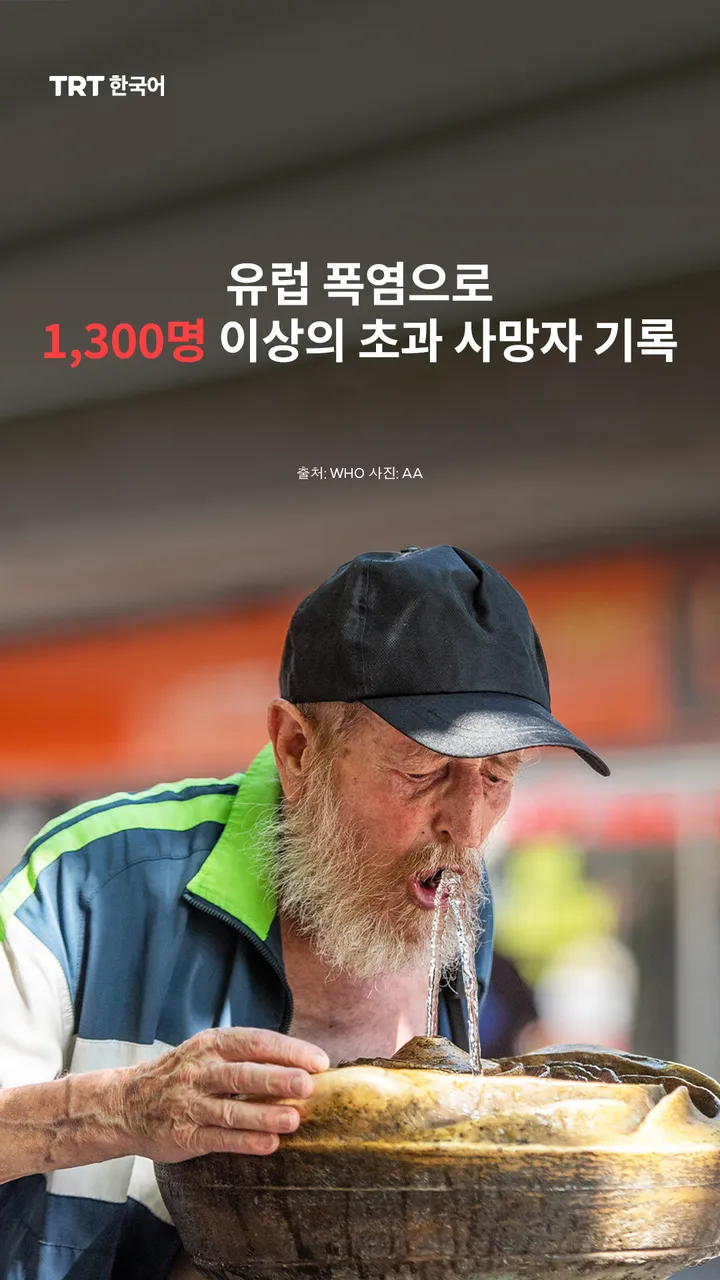 유럽 폭염으로 1,300명 이상의 초과 사망자 기록
