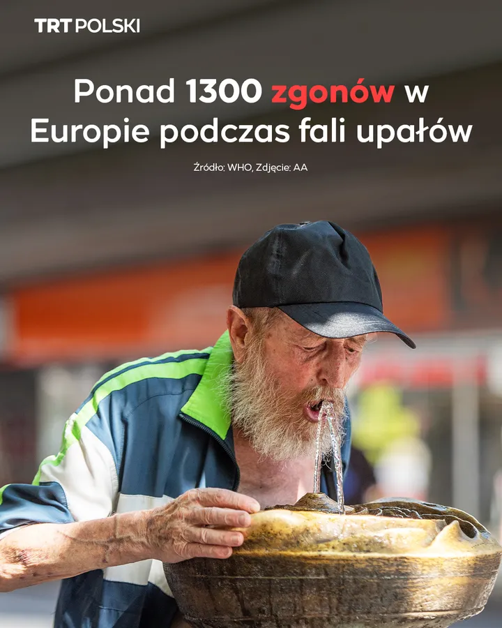 Ponad 1300 zgonów w Europie podczas fali upałów