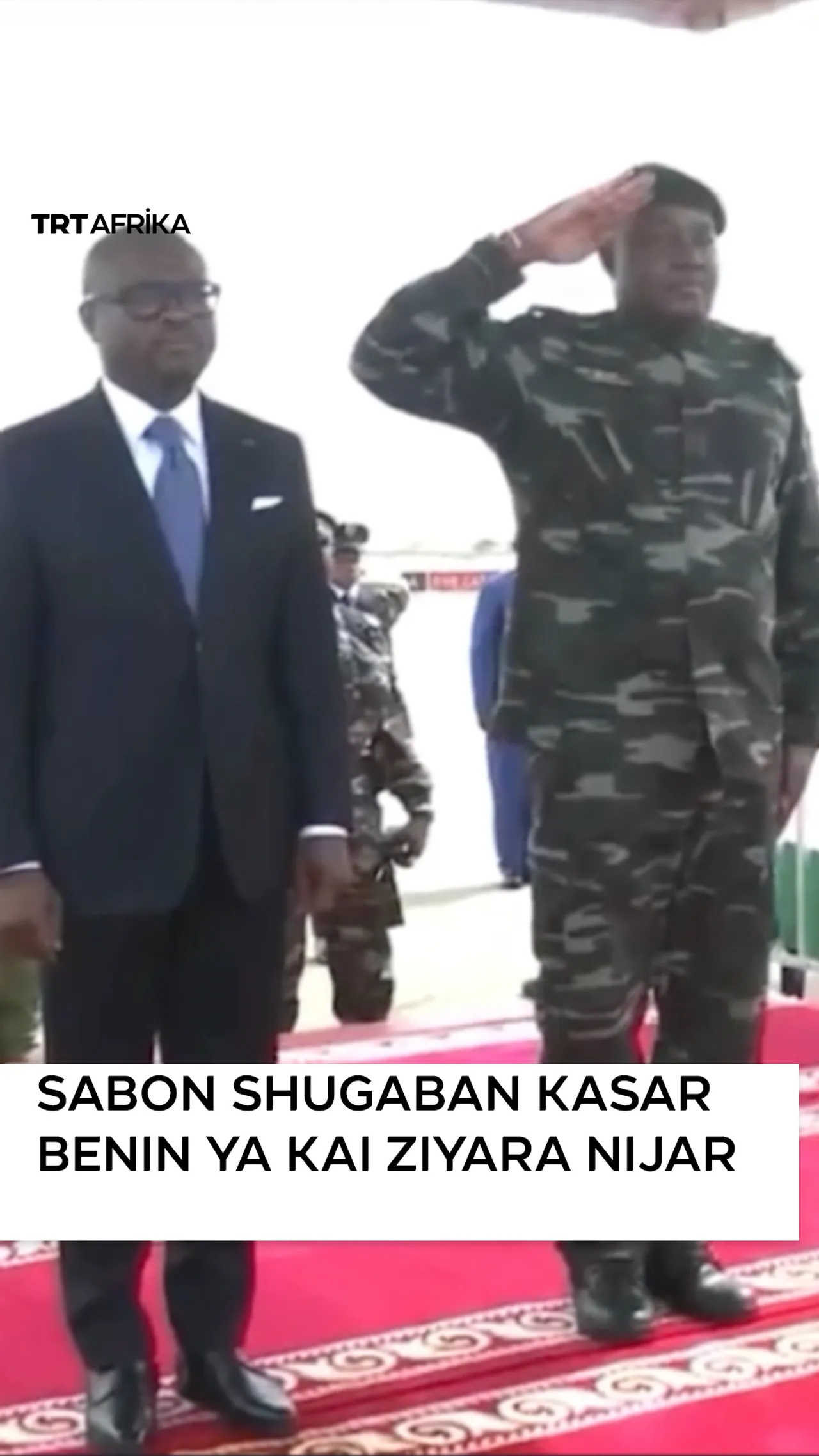 Sabon shugaban kasar Benin ya kai ziyara Nijar