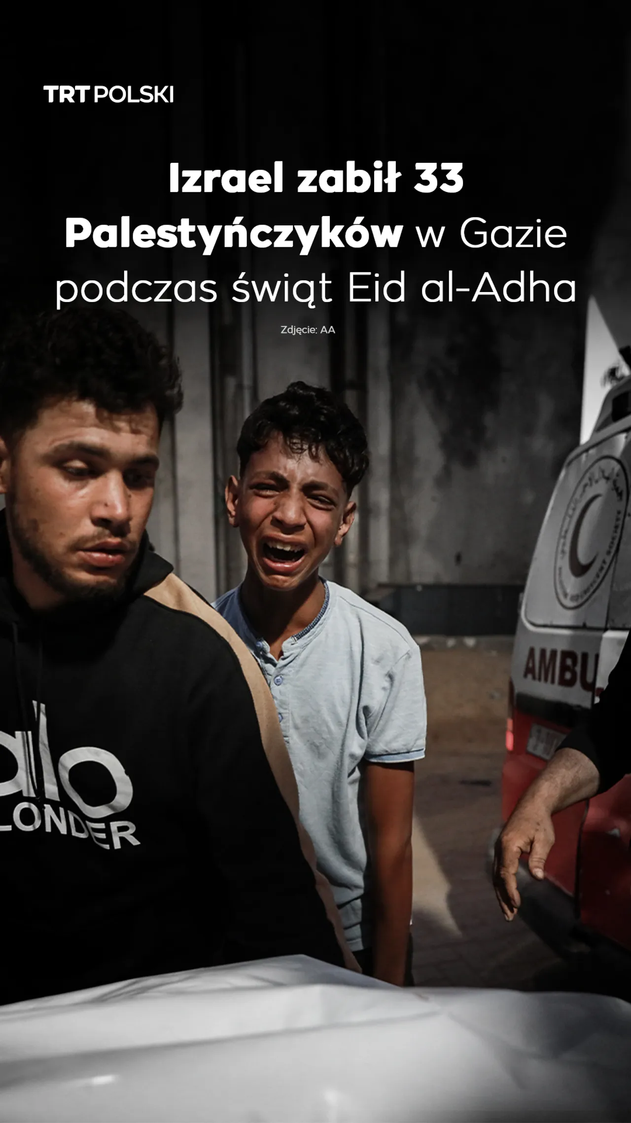 Izrael zabił 33 Palestyńczyków w Gazie podczas świąt Eid al-Adha