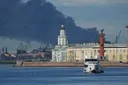 Ukraine hits St Petersburg oil terminal ahead of Russia's flagship economic forum