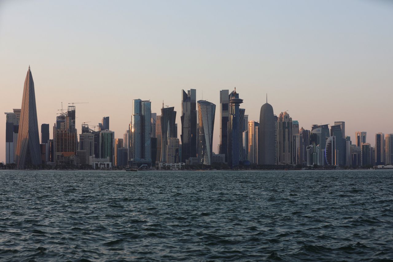 A general view of the Doha skyline, Qatar, on June 29, 2026.