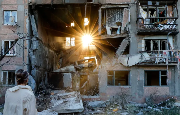 Russia says over 400 Ukrainian drones shot down, baby killed outside Moscow