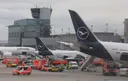 Lufthansa technicians injured as plane gear collapses at Frankfurt airport gate