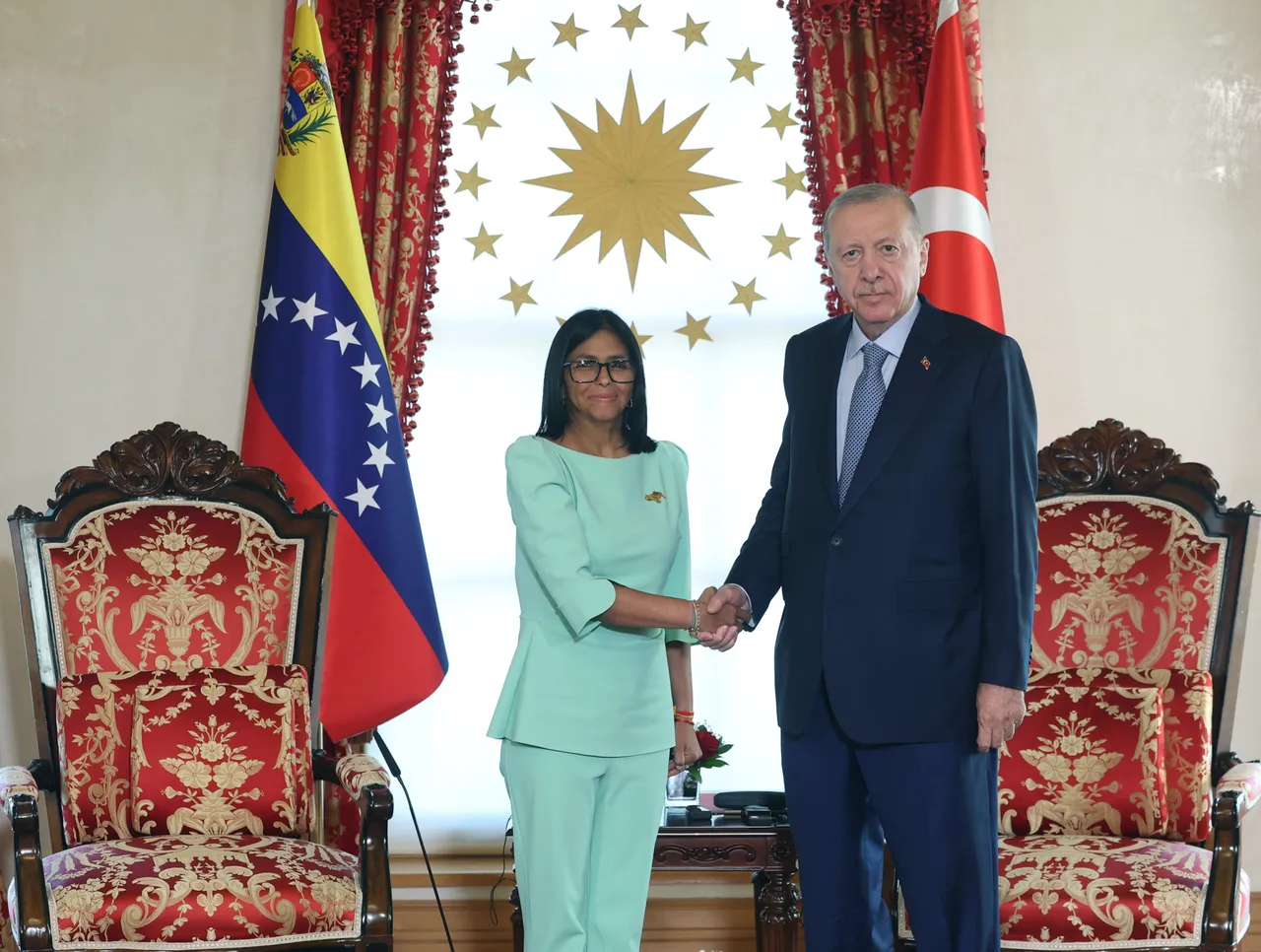 Erdogan u Istanbulu dočekao vršiteljicu dužnosti predsjednice Venecuele Delcy Rodriguez