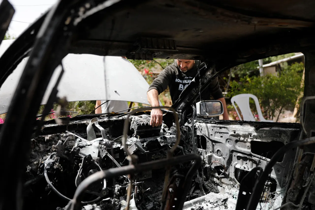 Illegal Israeli settlers set Palestinian vehicle on fire in occupied West Bank