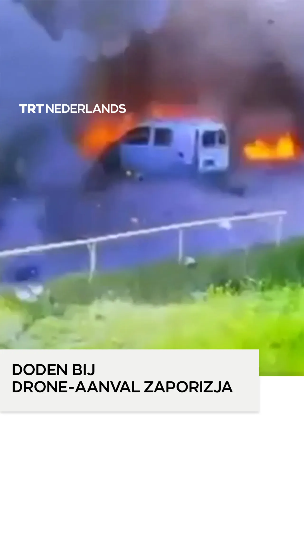 Russische drone-aanval op Zaporizja eist twee levens en verwondt achttien mensen