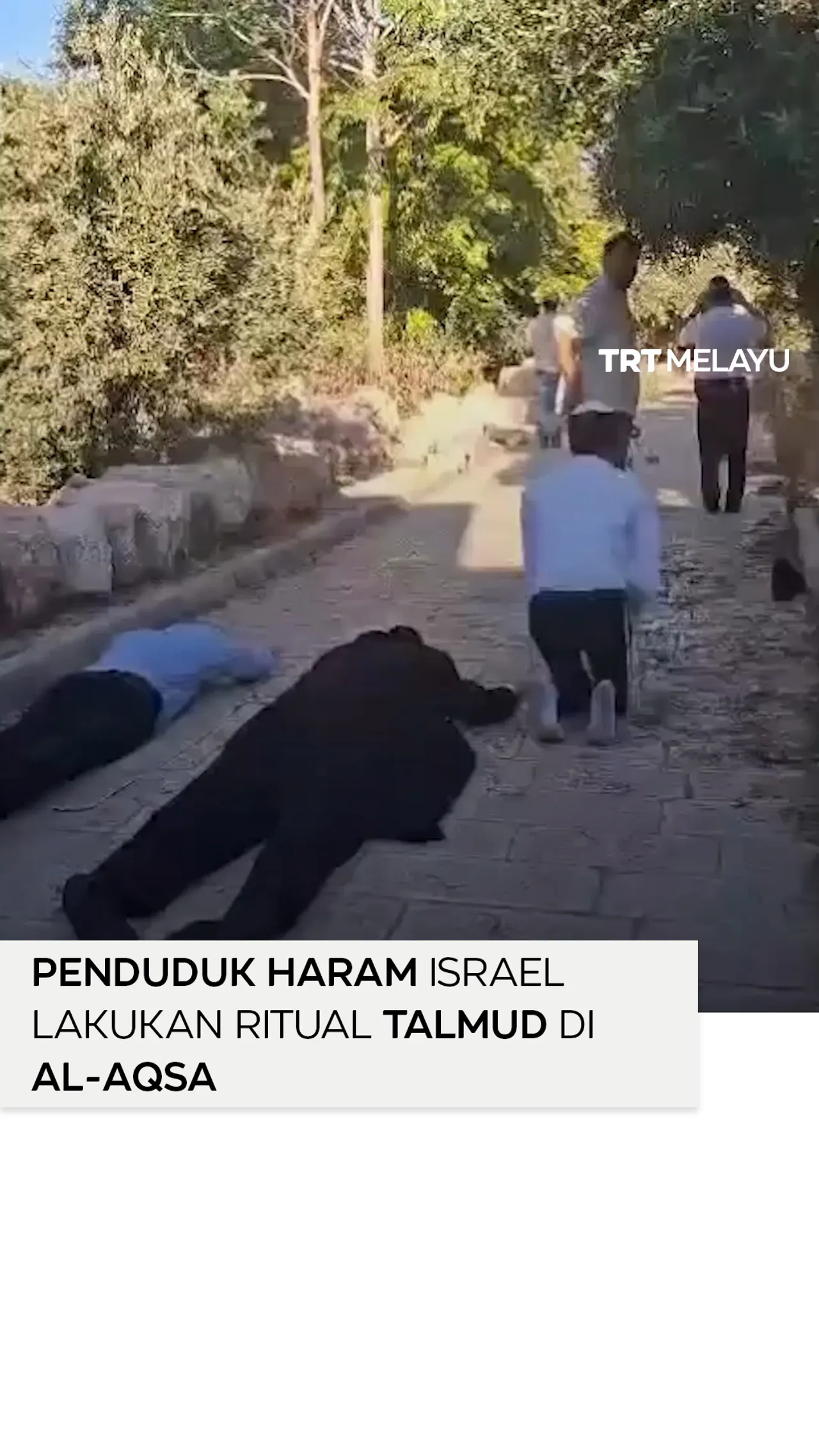Penduduk haram Israel lakukan ritual Talmud di Al-Aqsa