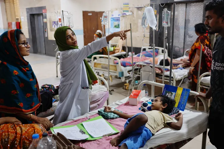 Bangladesh on alert for dengue surge as wet weather fuels spread