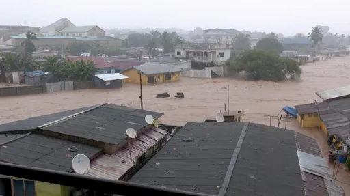 Ghana floods leave 12 dead, thousands displaced as rescue efforts continue