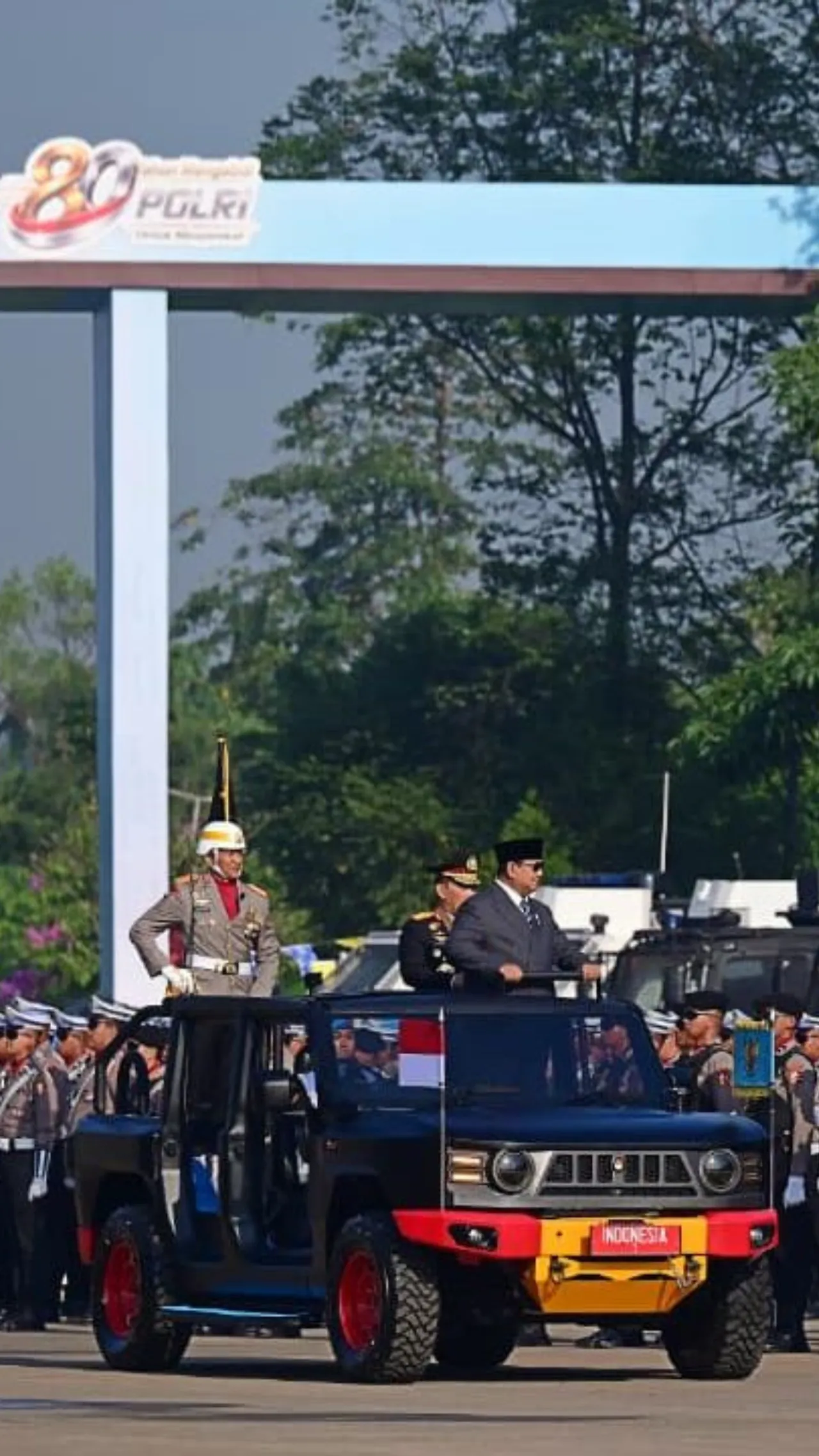 Hari Bhayangkara ke-80, Prabowo tegaskan komitmen Polri untuk melayani dan melindungi rakyat