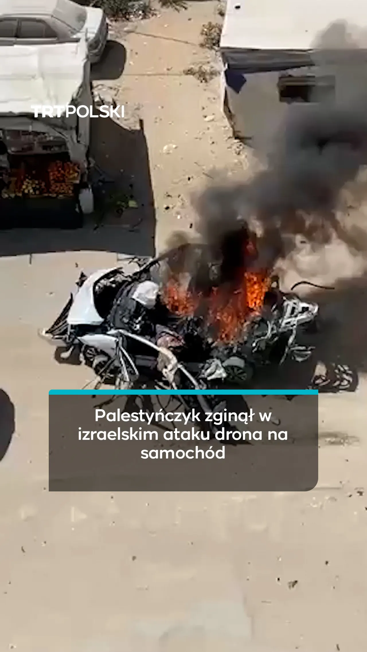 Palestyńczyk zginął w izraelskim ataku drona na samochód