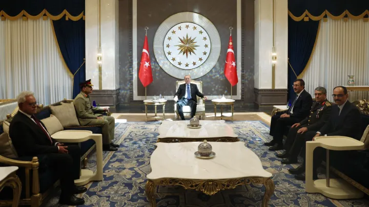 Turkish President Erdogan, defence minister meet Pakistan army chief in Ankara