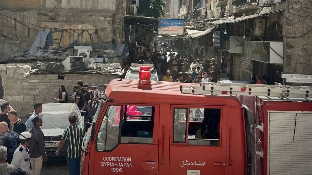 قتلى ومصابون جراء انفجار عبوة ناسفة داخل مقهي في دمشق