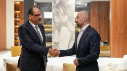 دیدار رئیس سازمان اطلاعات ملی ترکیه با بافل طالبانی در سلیمانیه