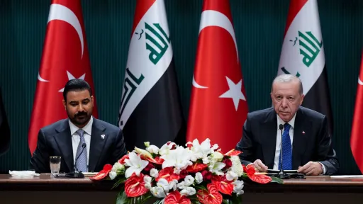 الرئيس أردوغان: أمن العراق من أمن تركيا ونسعى لمنطقة يسودها السلام والاستقرار بدلاً من الحرب