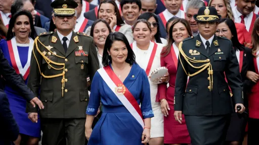 Keiko Fujimori Peru első megválasztott női elnökeként lép hivatalba