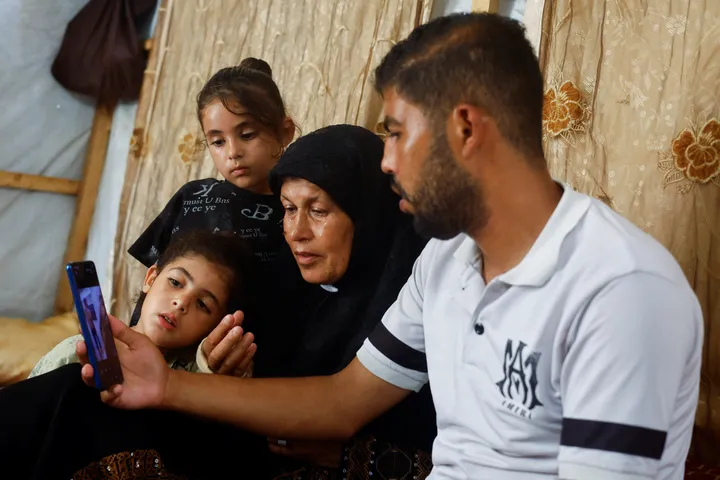 Gaza mothers say Palestinian blindfolded and stripped by Israel is their son