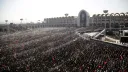 اقامه نماز میت علی خامنهای توسط جعفر سبحانی در مصلی تهران