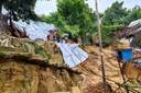 Heavy rain triggers deadly landslides in Rohingya camps in Bangladesh