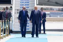 Turkish President Erdogan welcomes Trump in Ankara as two-day NATO summit begins