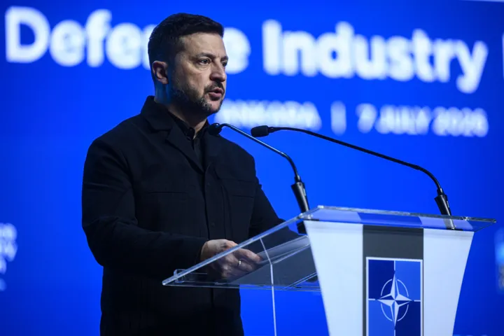 Zelenskyy touts Ukraine's drone warfare prowess, tells NATO Kiev belongs in alliance