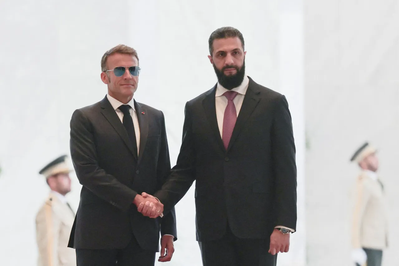 Syria's al Sharaa unveils reconstruction roadmap during meeting with Macron