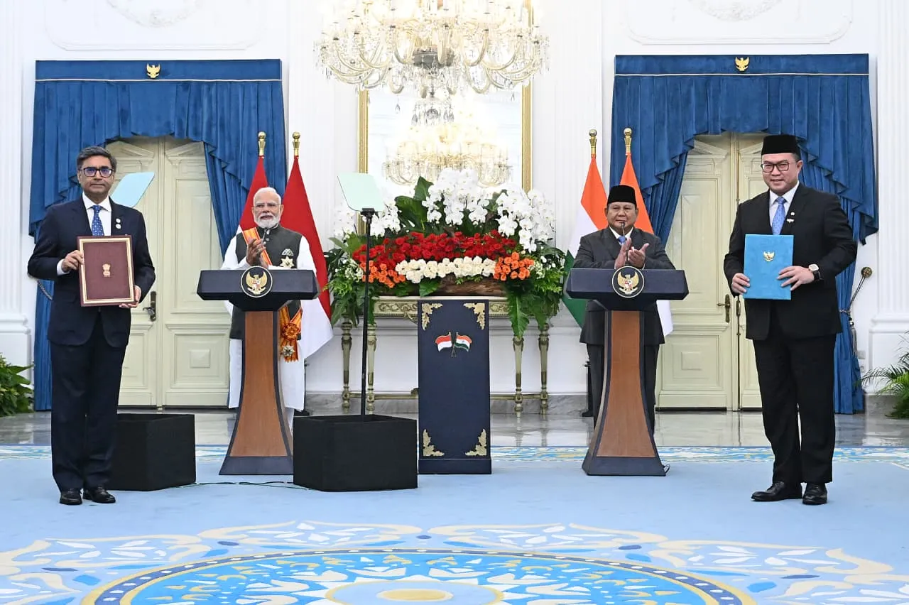 Indonesia dan India tandatangani 16 kesepakatan, perkuat kemitraan strategis