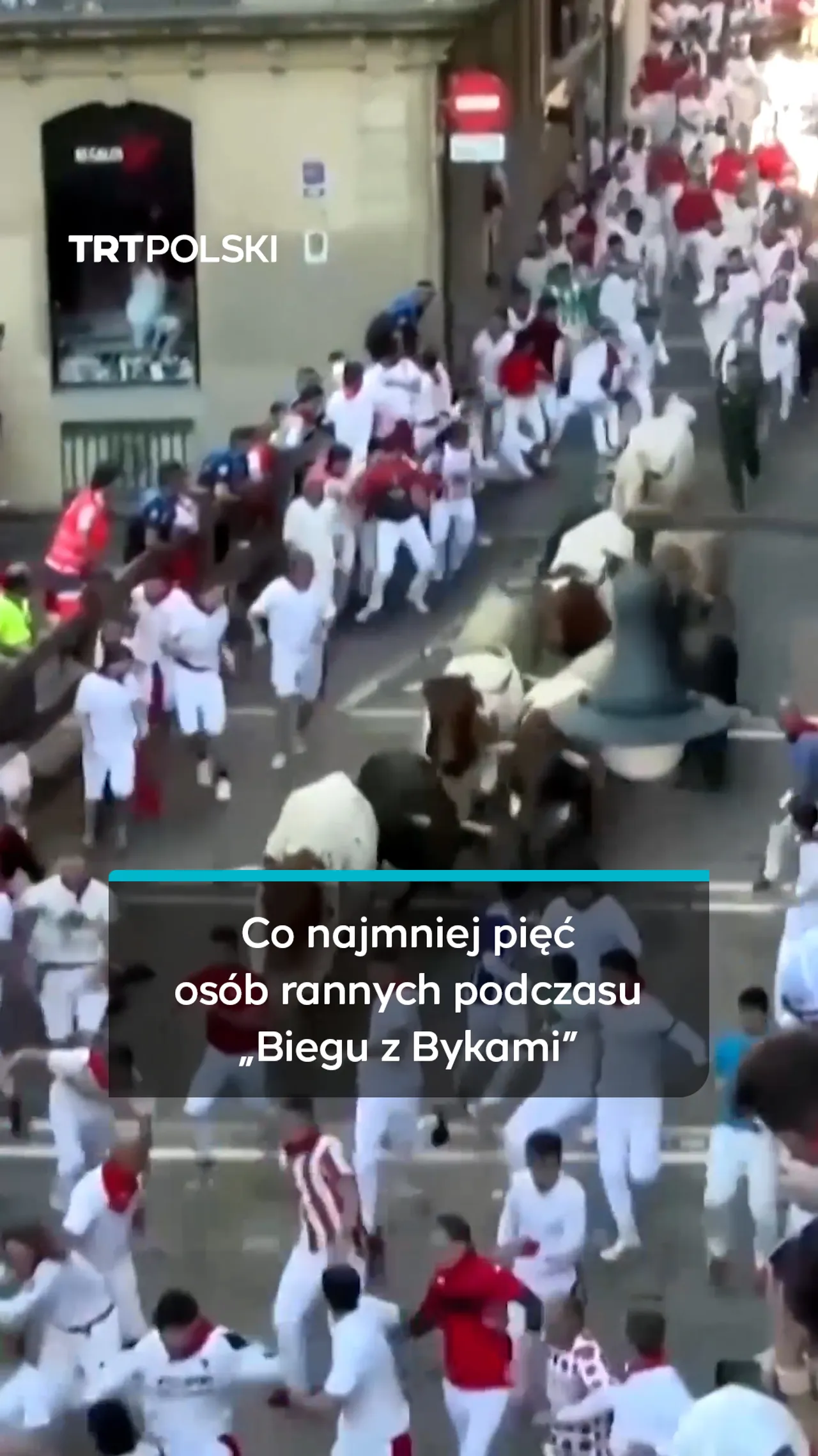 Co najmniej pięć osób rannych podczasu „Biegu z Bykami”