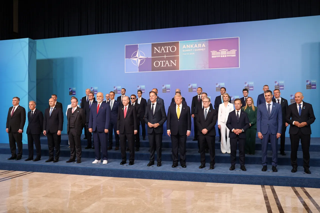 Turkish President Erdogan receives EU leaders during NATO summit in Ankara