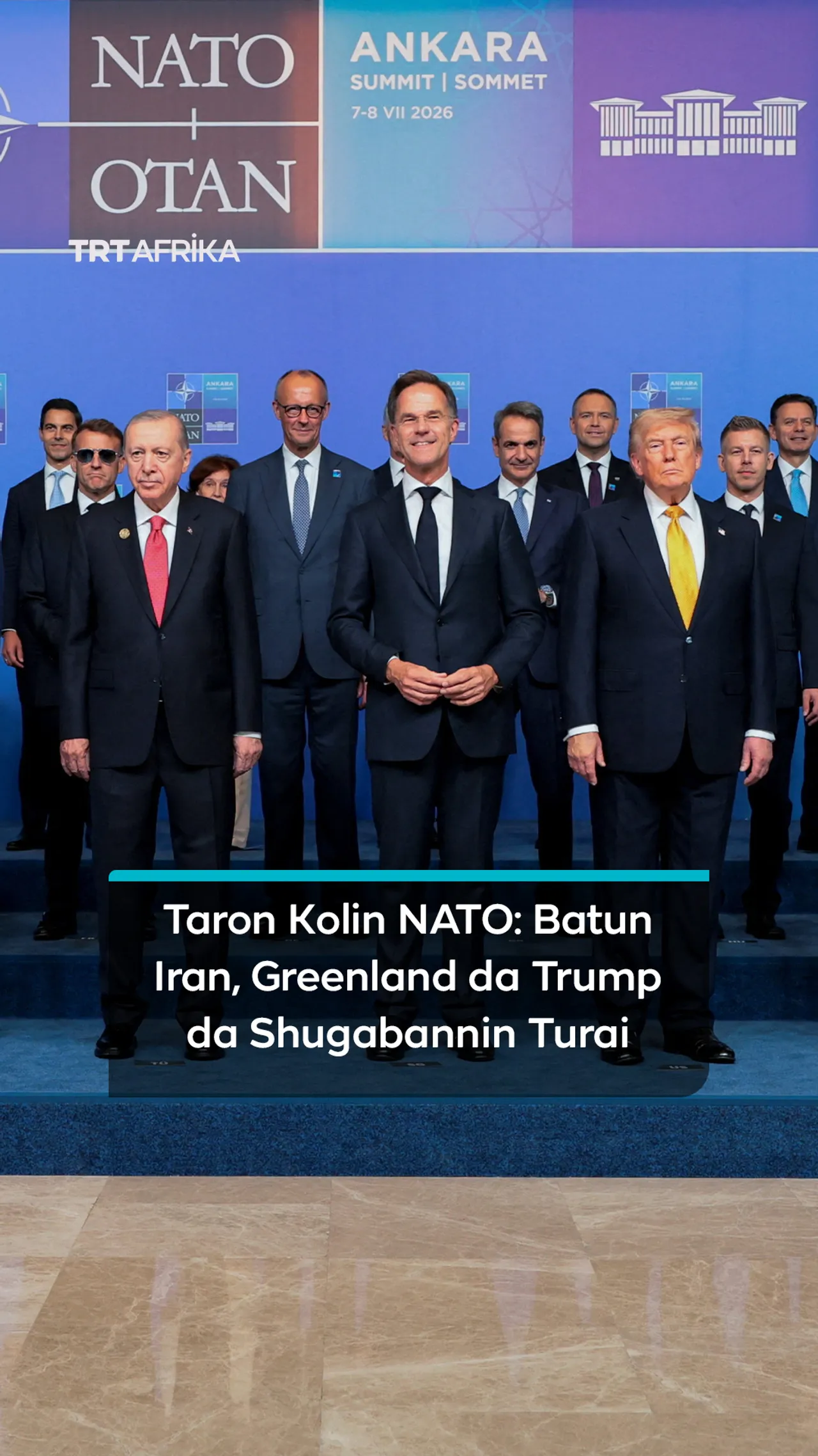 Taron Kolin NATO: Batun Iran,Greenland da Trump da Shugabannin Turai