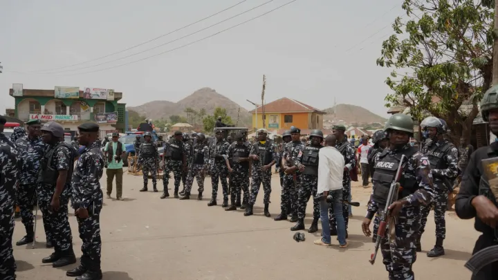 Ten Nigerian police officers killed in gun battle in country's north, authorities say
