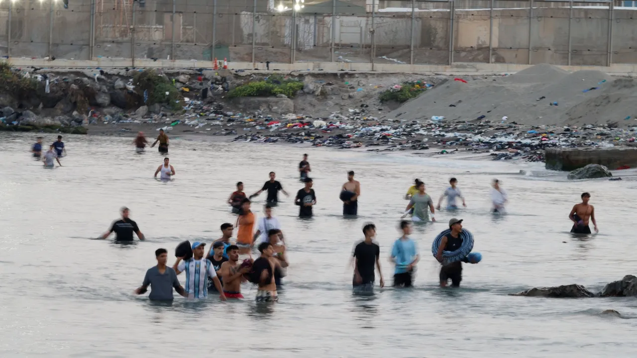 Hundreds of migrant children are stranded in Spain's Ceuta after mass crossing