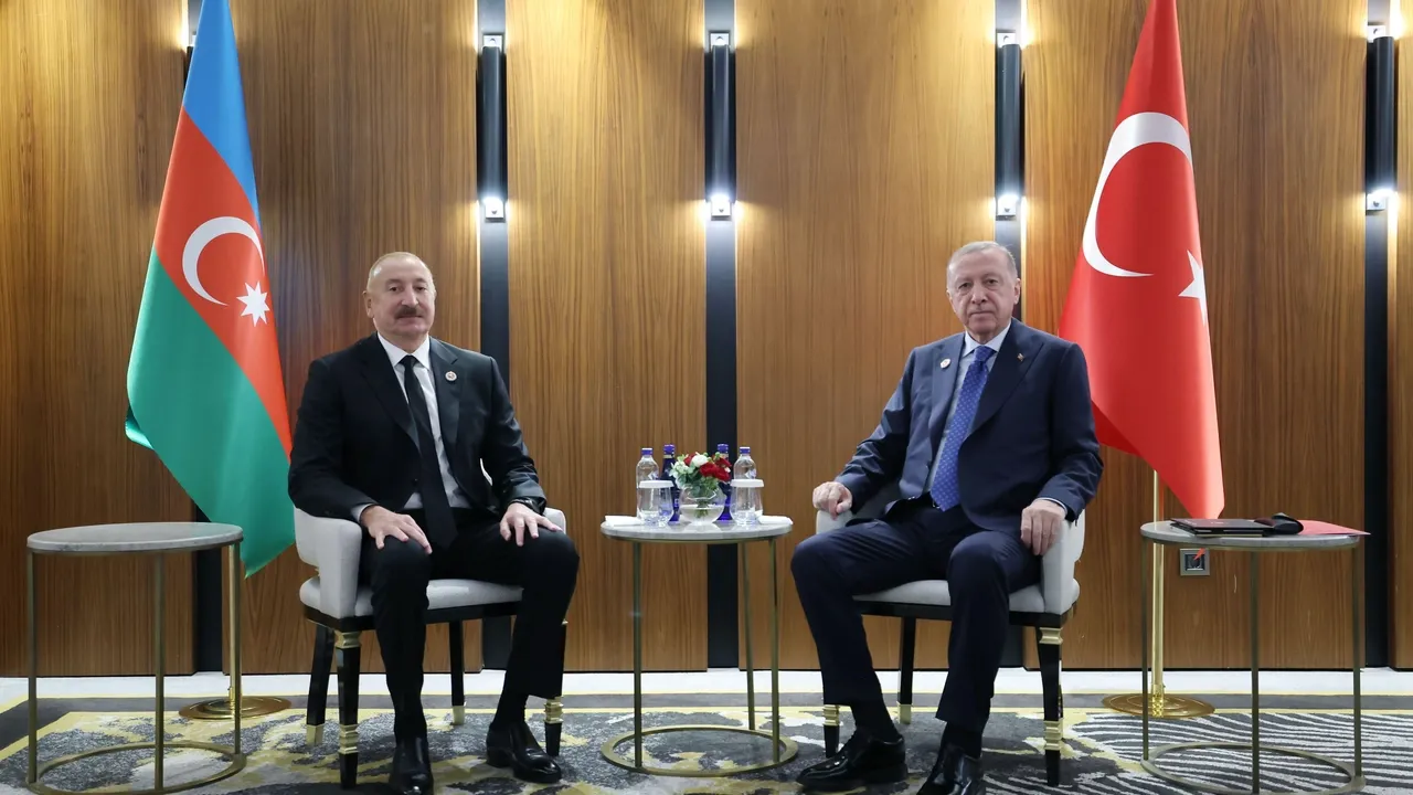 Президент Ердоған Әзербайжан президенті Әлиевпен кездесті