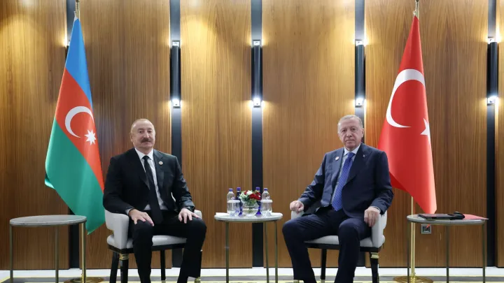 Türkiyə Prezidenti Rəcəb Tayyib Ərdoğan Azərbaycan Prezidenti İlham Əliyev ilə görüşdü