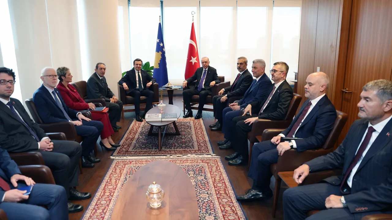 دیدارهای جداگانه رئیس‌جمهور اردوغان با نخست‌وزیران کوزوو و گرجستان در نیویورک