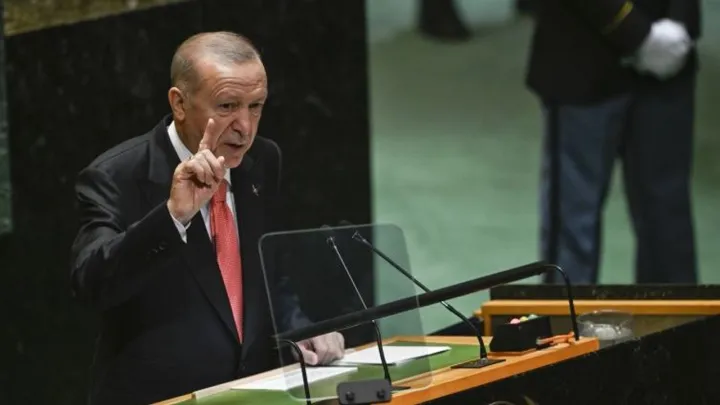 Presidente da Türkiye apela à reforma da ONU: “O privilégio de veto deve ser abolido”