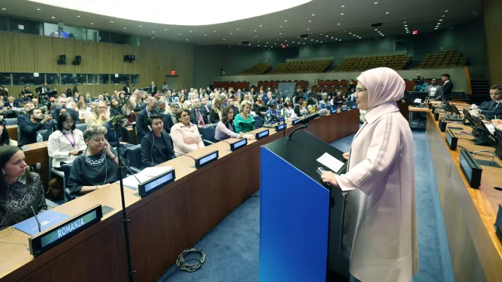 أمينة أردوغان: حماية الأطفال من مخاطر الأنظمة الرقمية تقع على عاتق الجميع