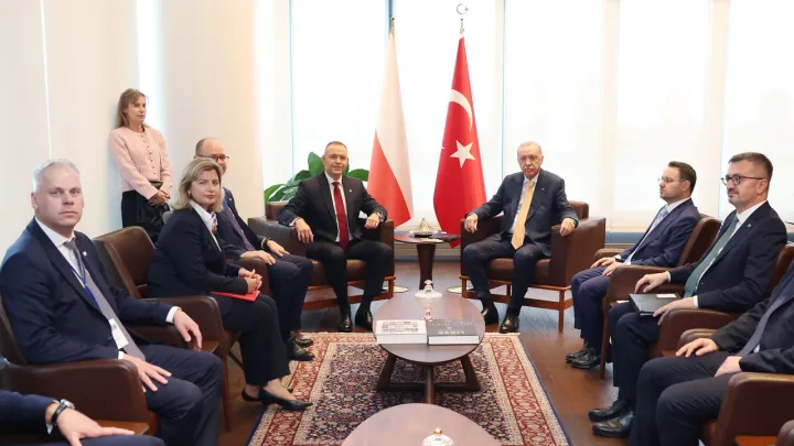 دیدار اردوغان با همتای لهستانی در نیویورک با محوریت روابط دوجانبه، اوکراین و غزه