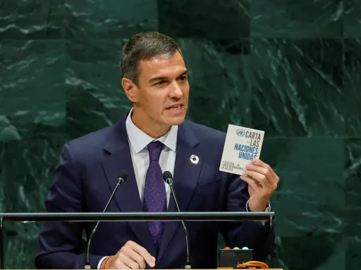 Sánchez pede a reforma do Conselho de Segurança da ONU e condena o genocídio em Gaza